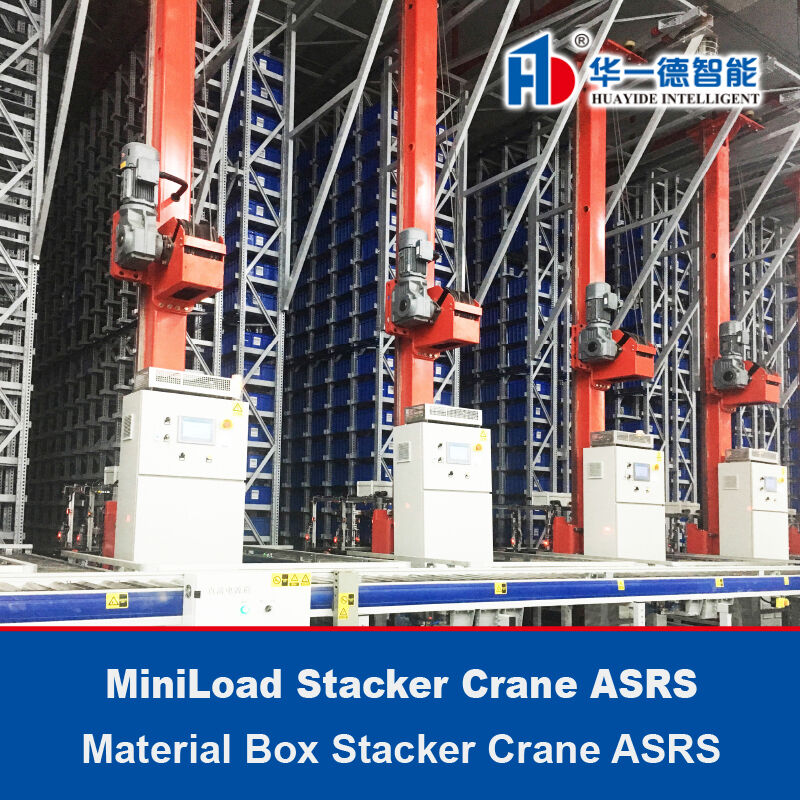 MiniLoad Stacker Crane ASRS Material Box Stacker Crane Sistema Automático de Armazenamento e Recuperação